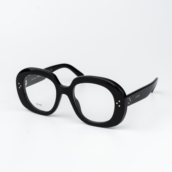Celine 3 DOTS Women Eyeglasses Black Oval CL50162I 001 NEW AUTHENTIC - Picture 1 of 14